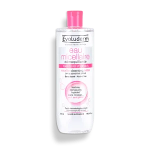 Evoluderm Micellar Makeup Remover Water for Dry & Sensitive Skin 500ml