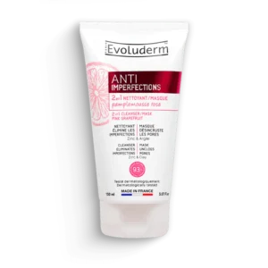Evoluderm 2 in 1 Anti-Blemish Cleanser/Mask 150ml